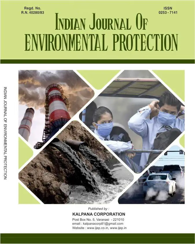 Indian Journal of Environmental Protection Cover Page